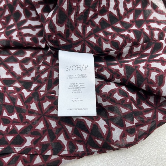 CAbi #3271 Venus Sleeveless Cowl Neck Print Top - Picture 7 of 8